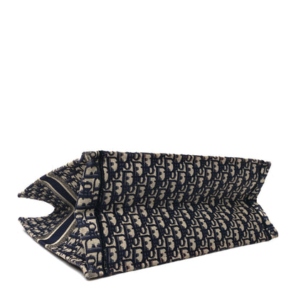 Christian Dior Oblique Large Book Tote Blue Multicolor 4 of 15