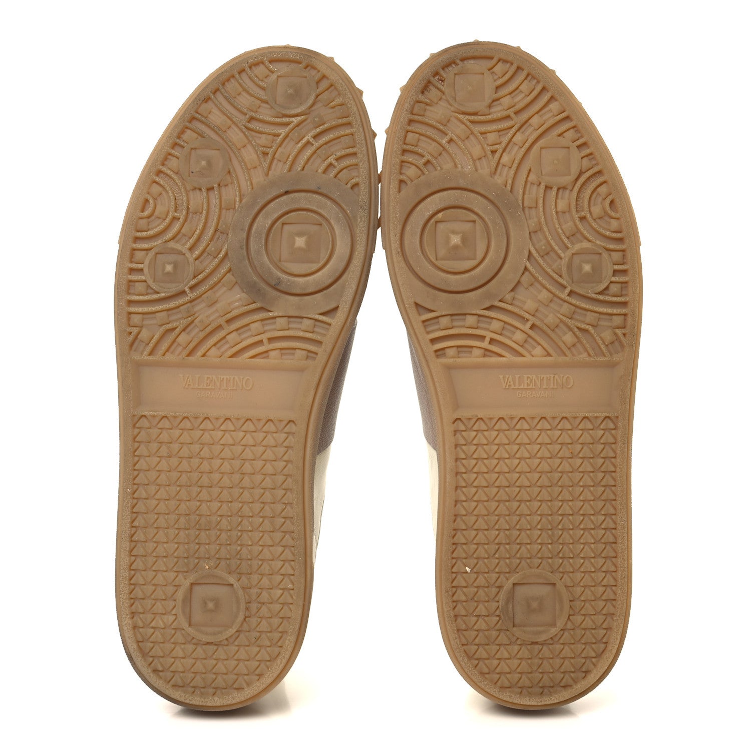 Valentino Garavani Calfskin Nappa Upvillage Sneakers 39 Ivory Rose Cannelle Skin Ambra 6 of 9