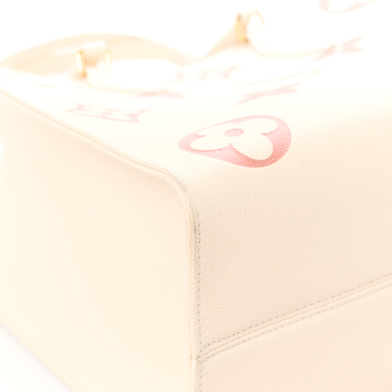 Louis Vuitton Empreinte Monogram Giant Onthego MM Creme Rose Trianon 10 of 11