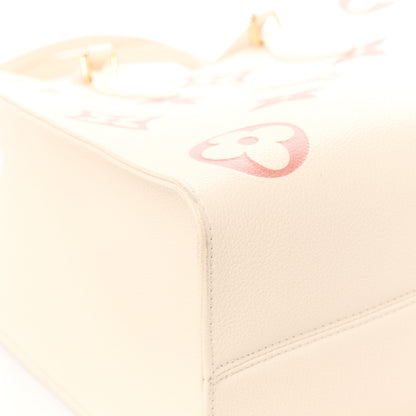 Louis Vuitton Empreinte Monogram Giant Onthego MM Creme Rose Trianon 10 of 11