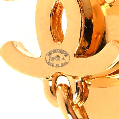 Chanel Metal CC Rue Cambon Drop Earrings Gold 4 of 5