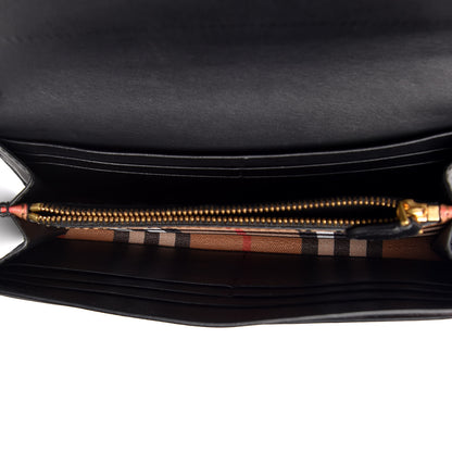 Burberry Vintage Check Continental Wallet Black 5 of 8