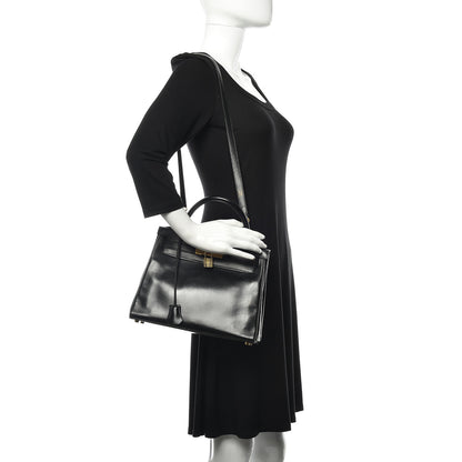 Hermes Box Kelly Retourne 28 Black 2 of 41