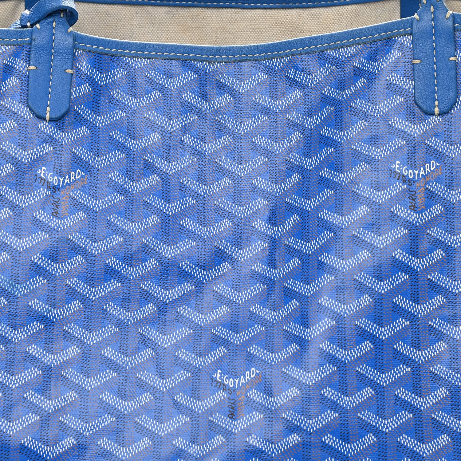 Goyard Goyardine Saint Louis GM Sky Blue 9 of 14