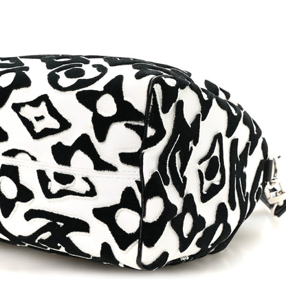 Louis Vuitton X UF Tufted Monogram Speedy Bandouliere 25 White Black 10 of 11