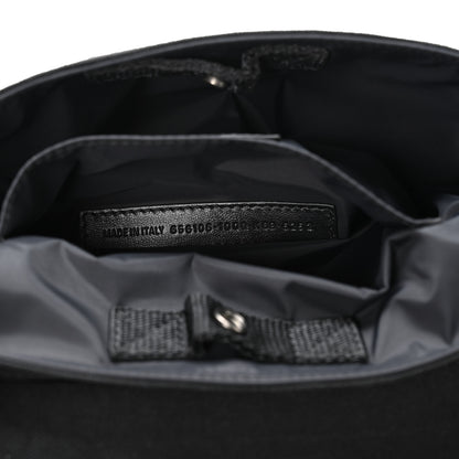 Balenciaga Canvas Pierced Army Messenger Bag Black 7 of 10