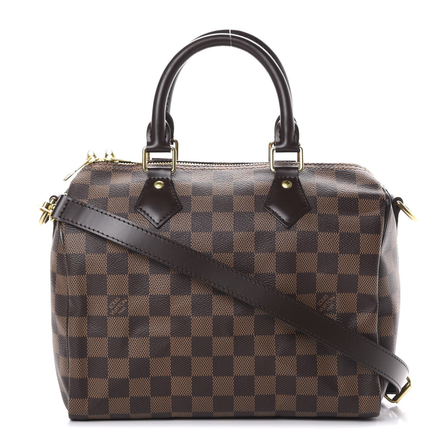 Damier Ebene Speedy Bandouliere 25