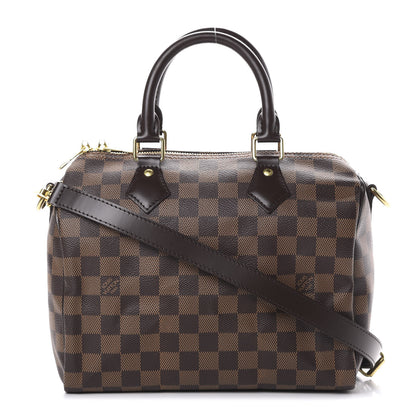 Louis Vuitton Damier Ebene Speedy Bandouliere 25 1 of 10