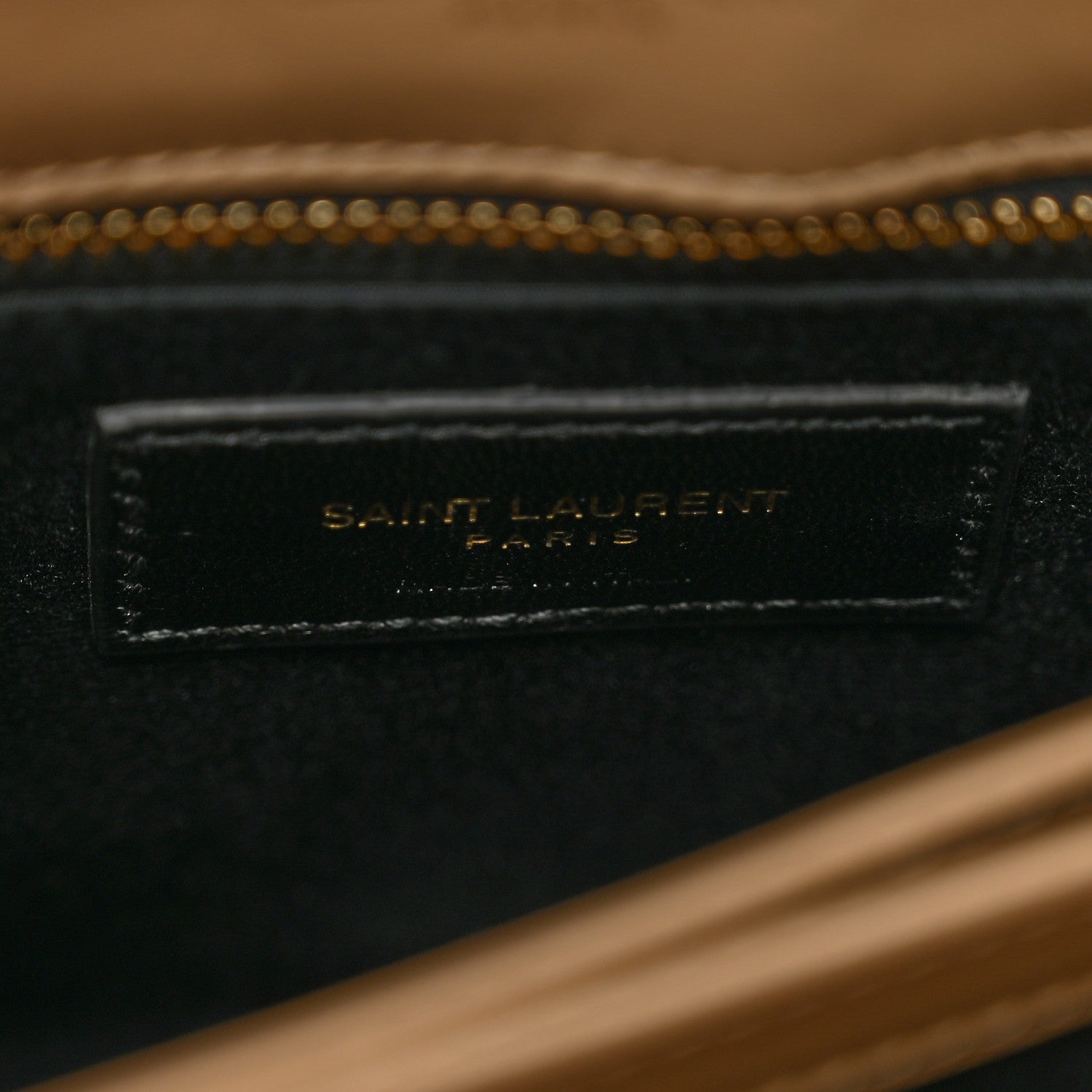Saint Laurent Calfskin Y Quilted Monogram Toy Loulou Crossbody Bag Latte 9 of 13