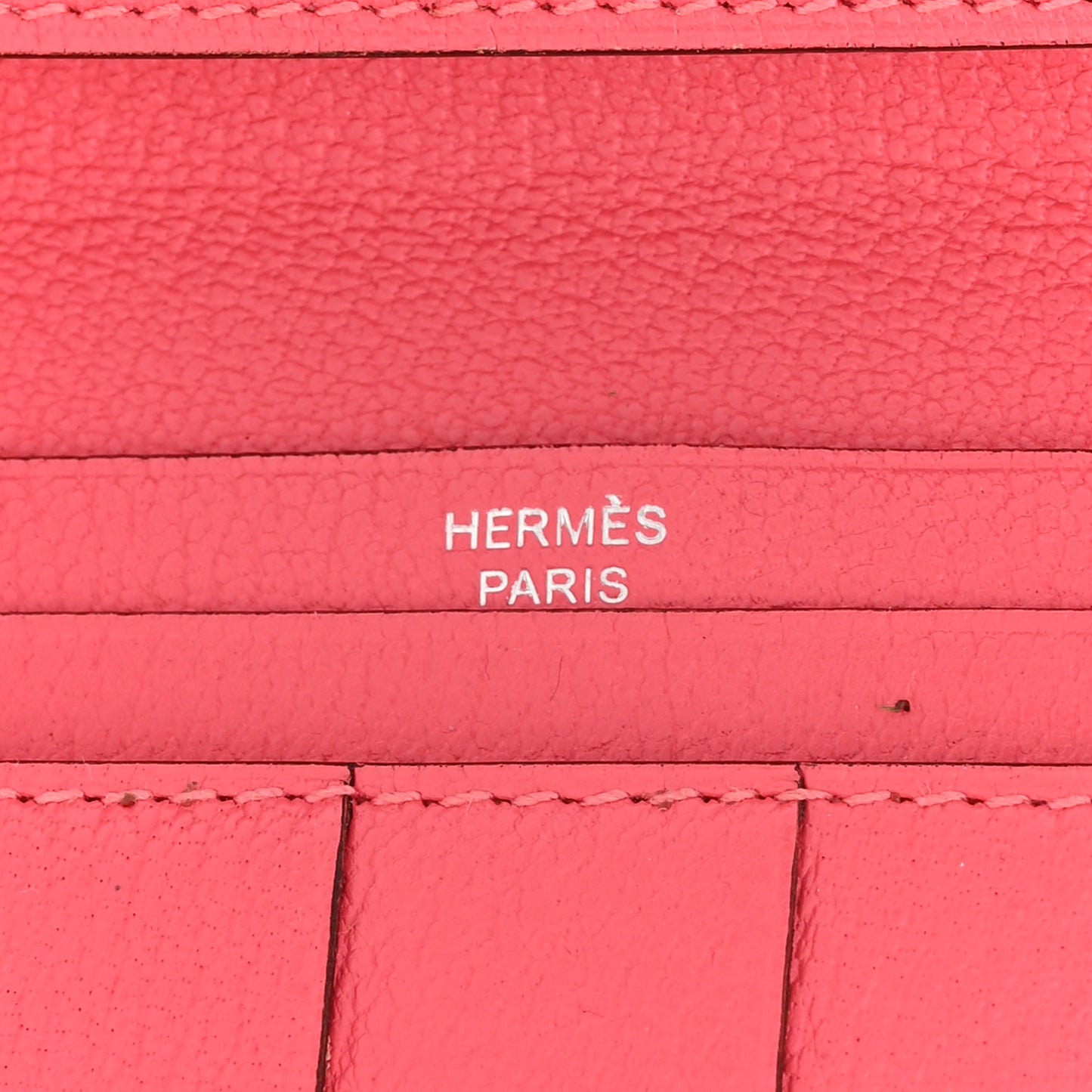 Chèvre Mysore Bearn Gusset Wallet Rose Lipstick