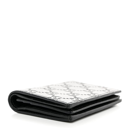 Gucci Guccissima Card Case Wallet Black 4 of 7