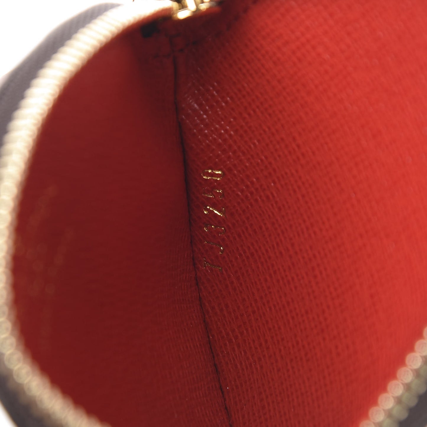 Monogram Vivienne Bumper Car Xmas Round Coin Purse Coquelicot