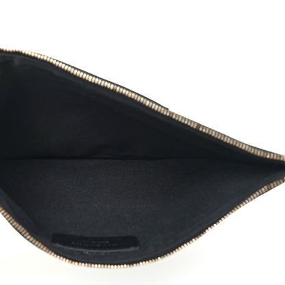 Givenchy Textured Coated Canvas Bambi Print Medium Cosmetic Pouch Black 5 of 13