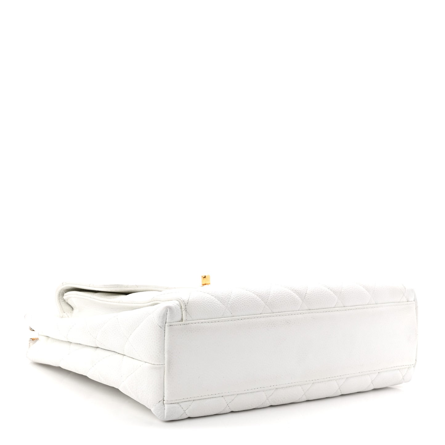 Caviar CC Shoulder Bag White