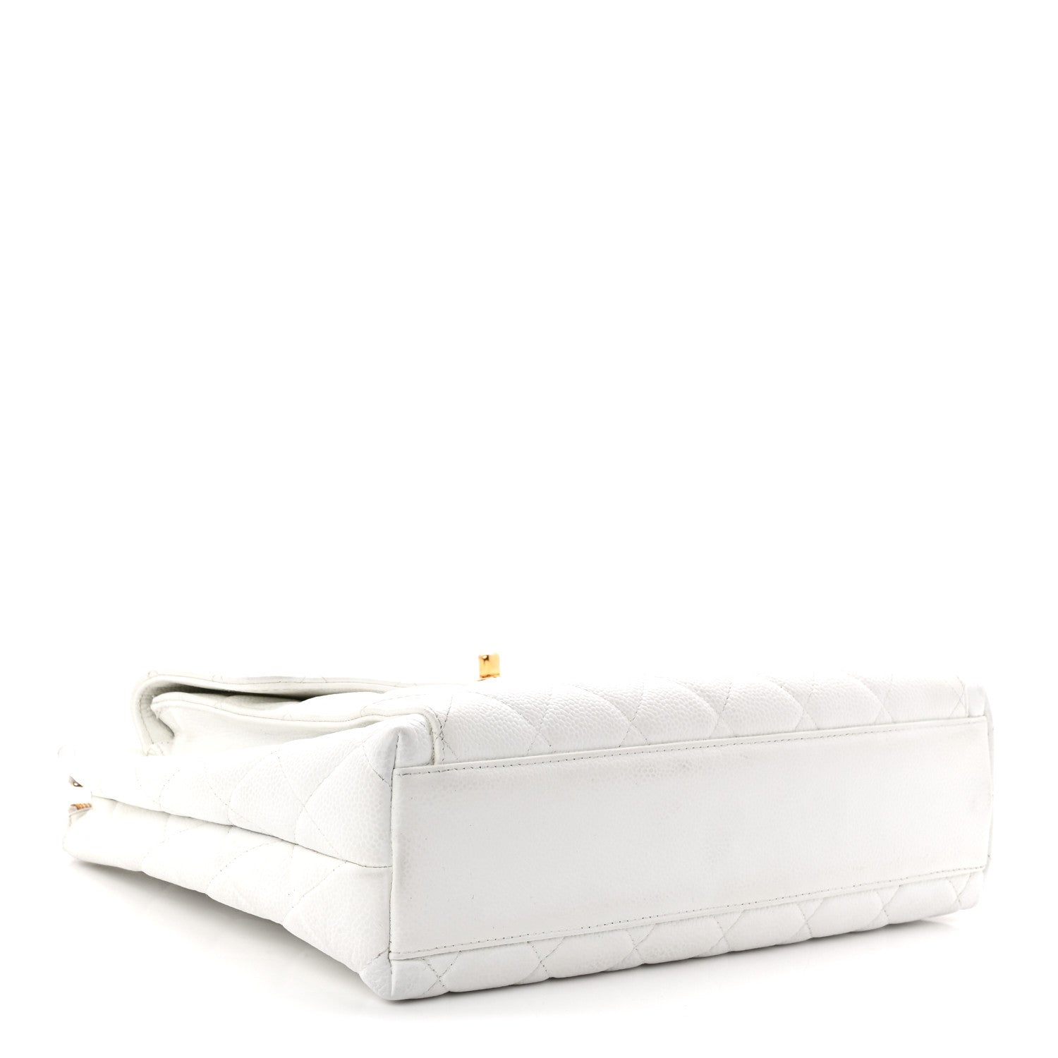 Chanel Caviar CC Shoulder Bag White 4 of 11