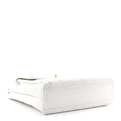 Chanel Caviar CC Shoulder Bag White 4 of 11