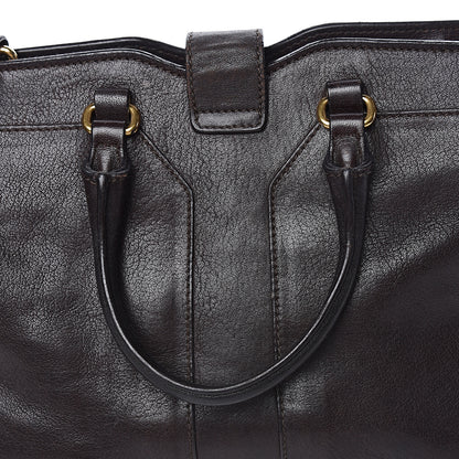 Saint Laurent Sheepskin Small Cabas ChYc Dark Brown 16 of 23