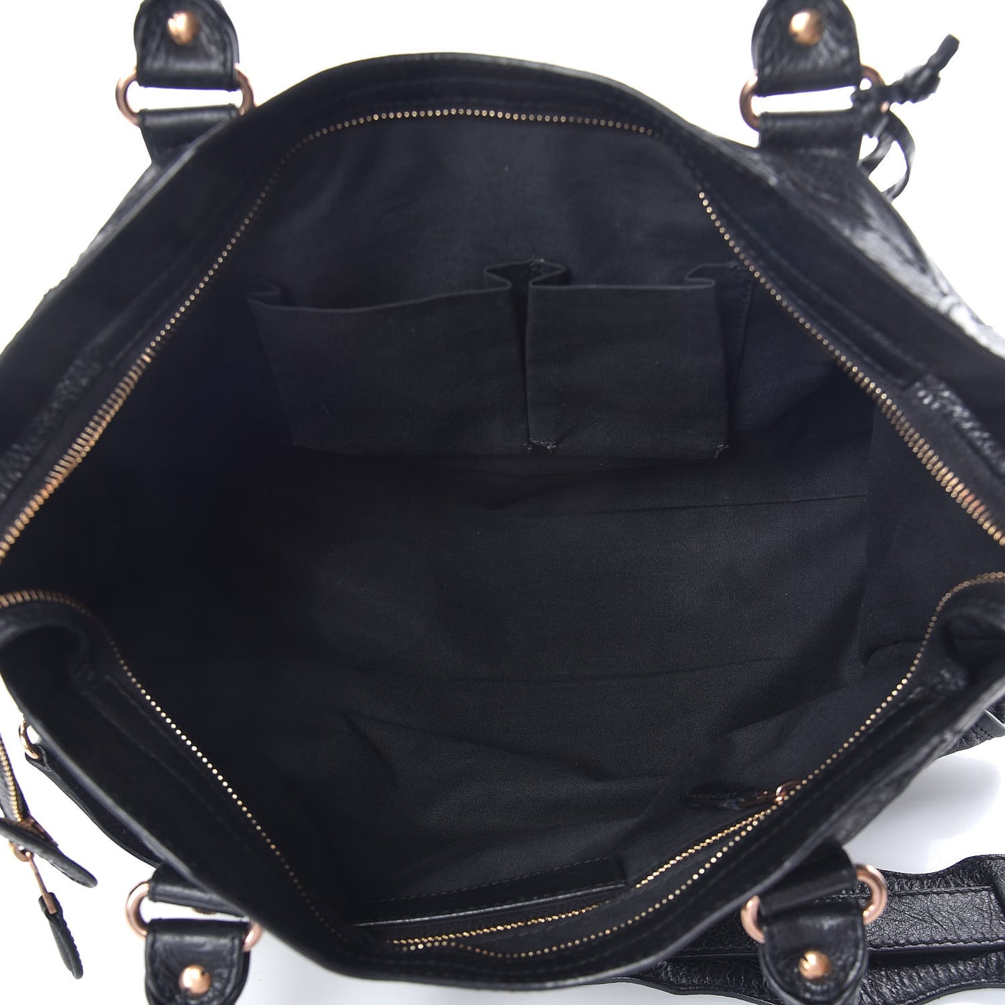 Agneau Giant 12 Rose Gold Hardware City Black
