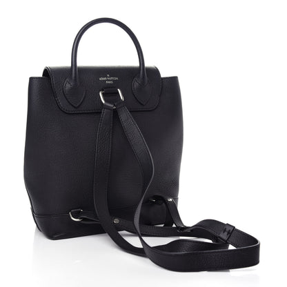 Louis Vuitton Calfskin Lockme Backpack Black 3 of 10
