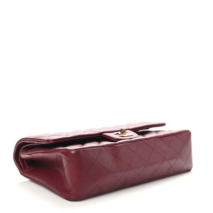 Chanel Caviar Quilted Medium Double Flap Burgundy 4 of 10
