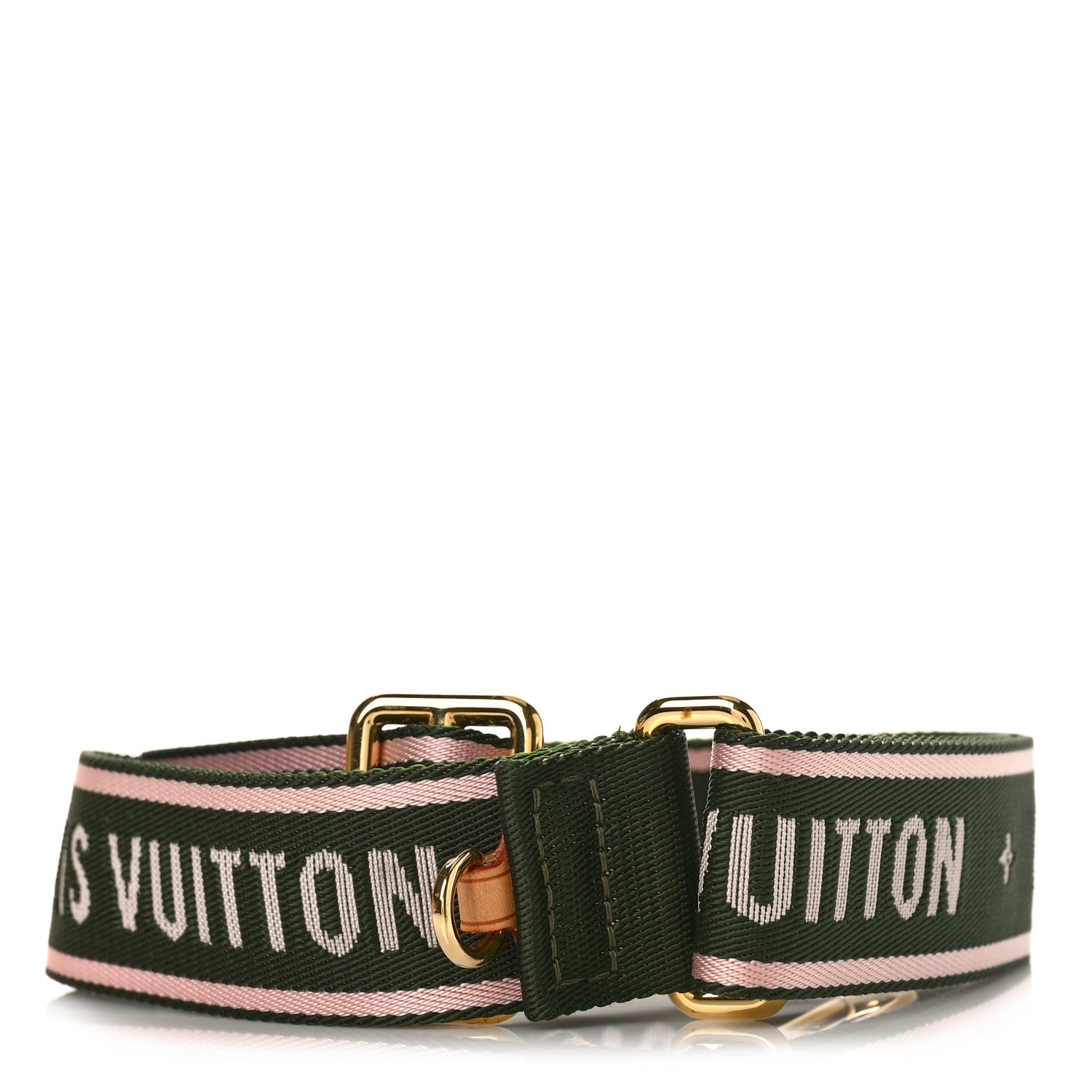 Louis Vuitton Nylon Bandouliere Shoulder Strap Kaki 2 of 4