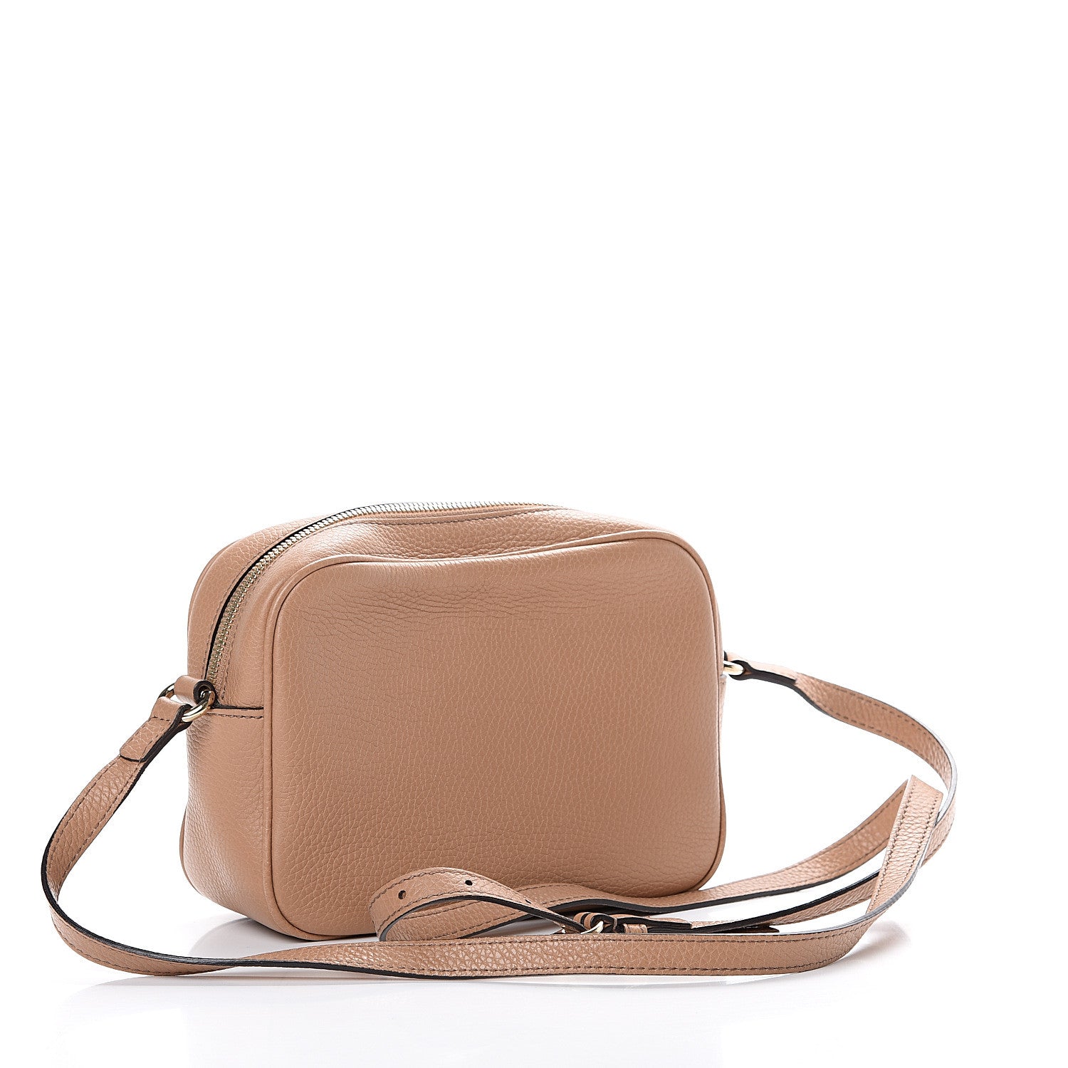 Gucci Pebbled Calfskin Small Soho Disco Bag Rose Beige 2 of 14