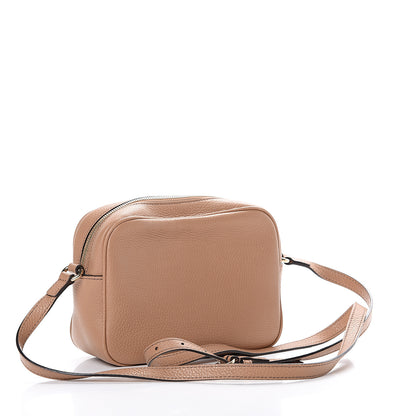 Gucci Pebbled Calfskin Small Soho Disco Bag Rose Beige 2 of 14