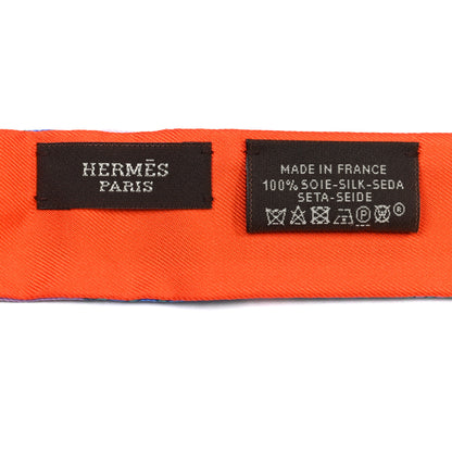 Hermes Silk Animapolis Twillon Orange Vert Bleu 3 of 3