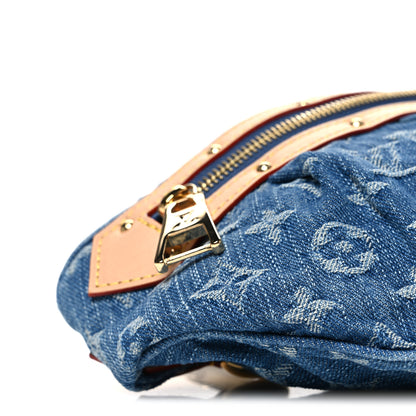 Louis Vuitton Monogram Denim High Rise Bumbag Blue 8 of 9
