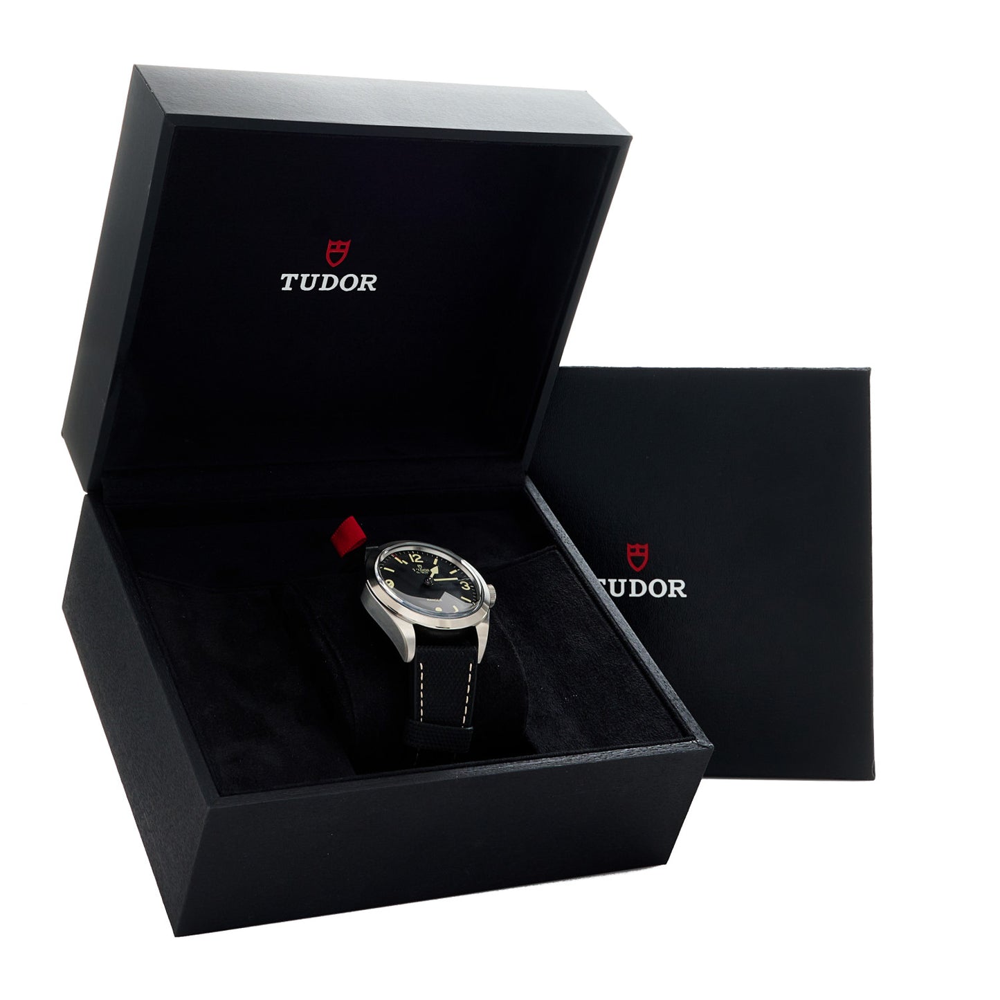 Stainless Steel Fabric 39mm Oyster Prince Automatic Watch Black 79950
