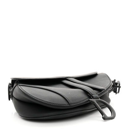 Christian Dior Ultra Matte Calfskin Saddle Bag Black 4 of 13