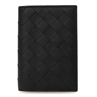 Bottega Veneta Nappa Intrecciato Passport Case Black 1 of 7