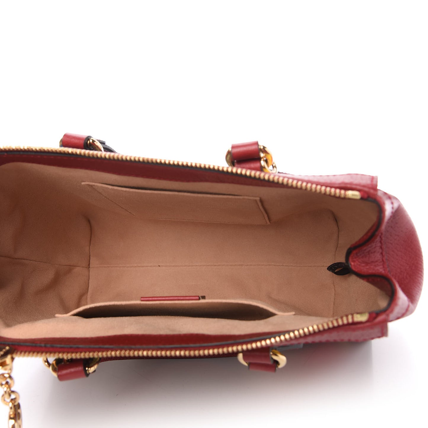 GG Supreme Monogram Flora Web Small Ophidia Tote Bag Red