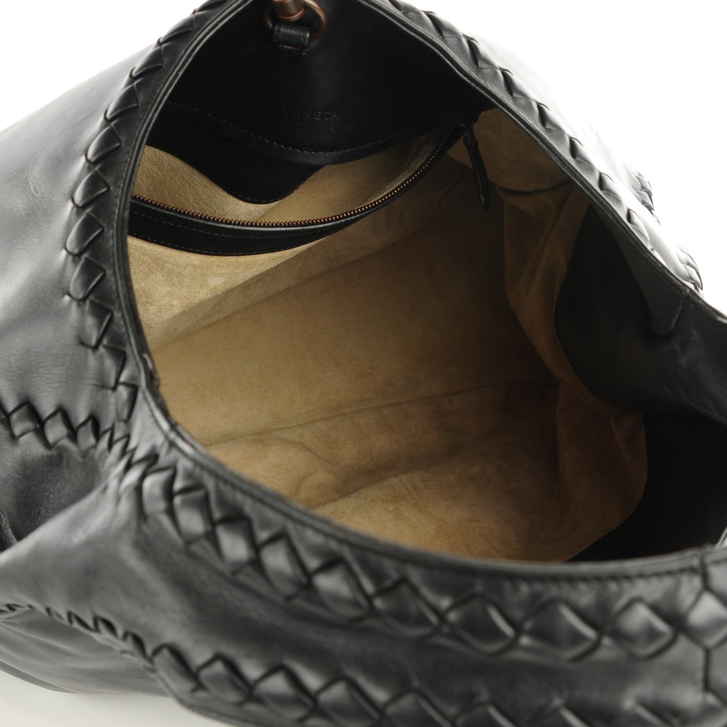Bottega Veneta Nappa Intrecciato Hobo Nero Black 5 of 8