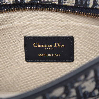 Christian Dior Oblique Diorquake Clutch Blue 8 of 8