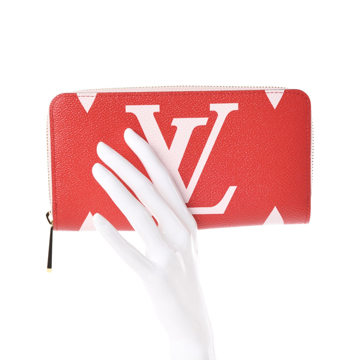 Monogram Giant Zippy Wallet Rouge Rose