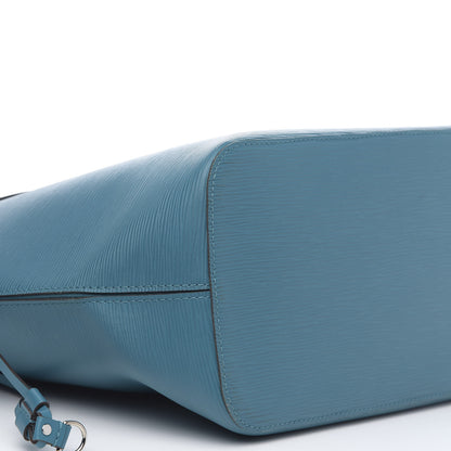 Louis Vuitton Epi Neverfull MM Cyan 7 of 10