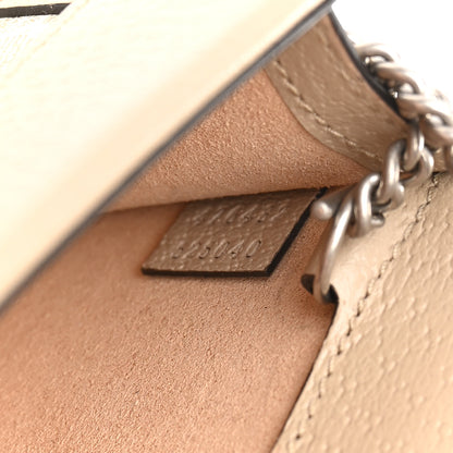 Gucci GG Supreme Monogram Textured Dollar Calfskin Super Mini Dionysus Shoulder Bag Beige Mystic White Oatmeal 7 of 13