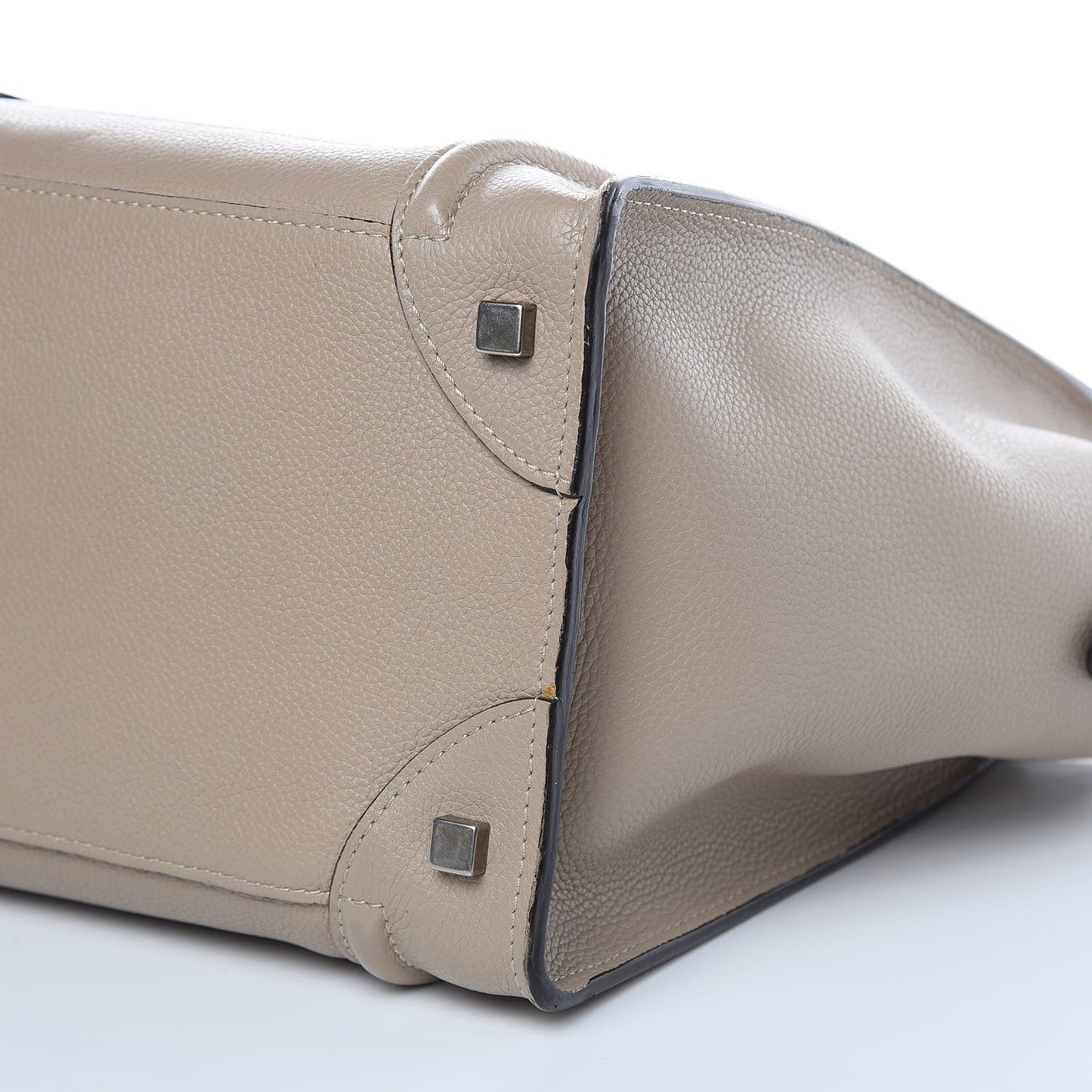 Drummed Calfskin Mini Luggage Dune