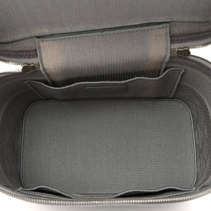 Christian Dior Canvas Embroidered Cannage Diortravel Vanity Case Grey 5 of 7