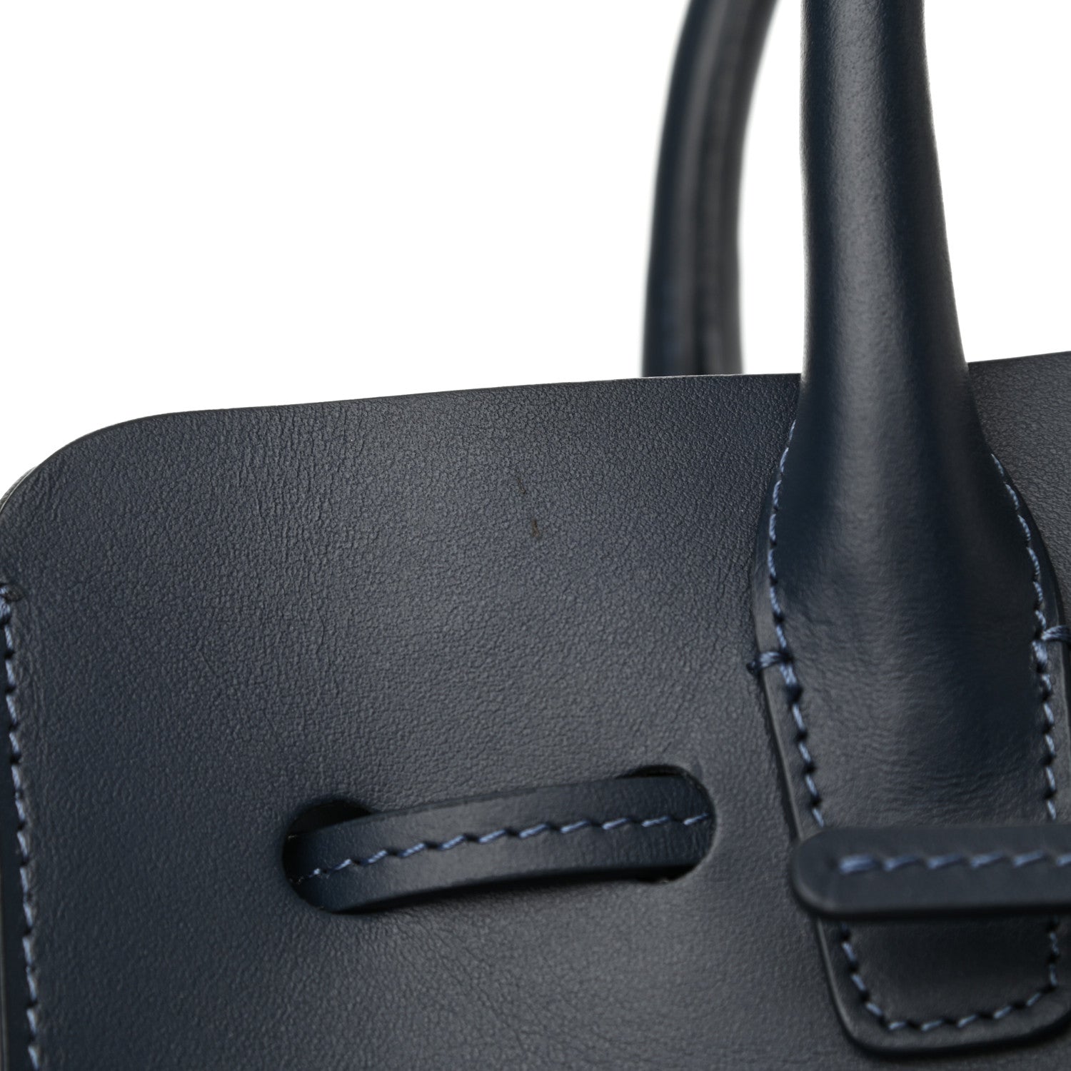 Mansur Gavriel Calfskin Mini Sun Bag Blu 13 of 19
