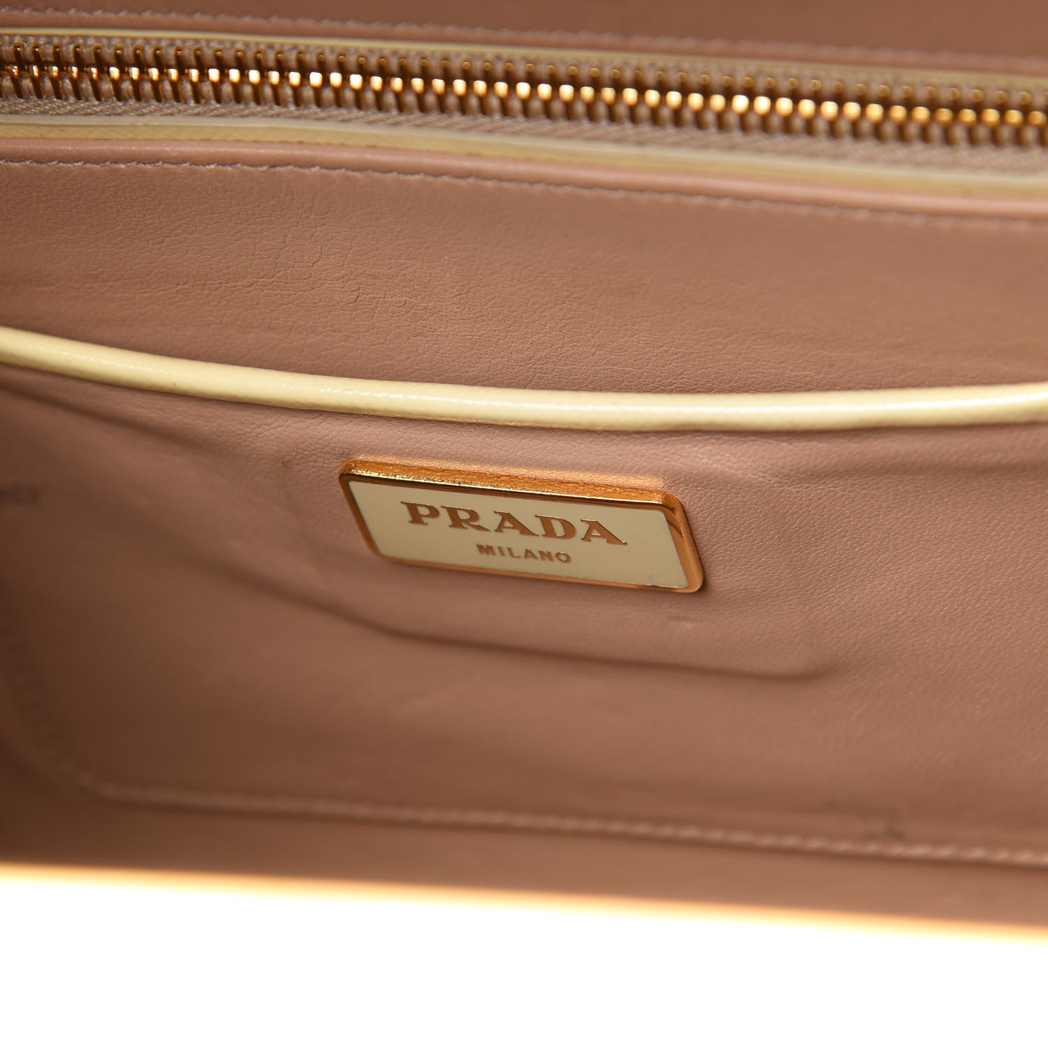 Prada Saffiano Vernice Pyramid Bag White 9 of 15