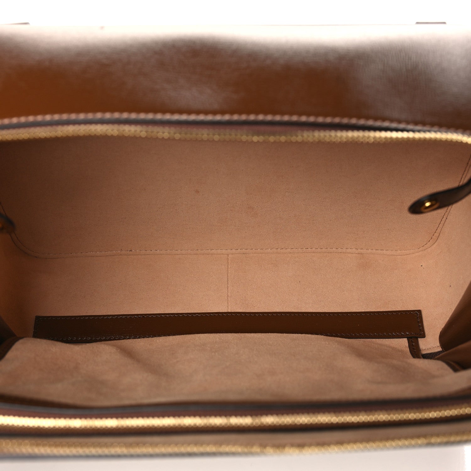 Gucci GG Supreme Monogram Glazed Textured Calfskin Retro Interlocking G Box Shoulder Bag Beige Ebony Brown Sugar 5 of 9