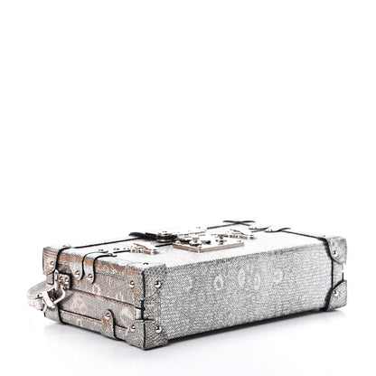 Louis Vuitton Lizard Petite Malle Silver 3 of 11