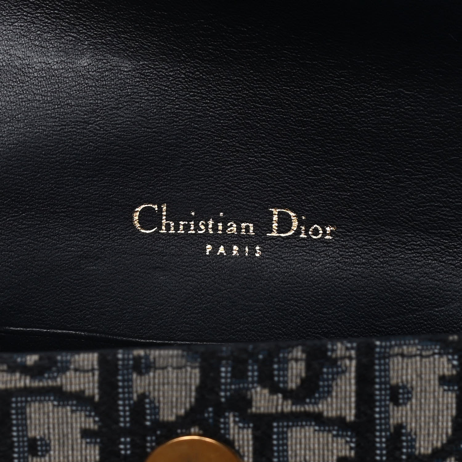 Christian Dior Oblique Saddle Belt Bag Blue 5 of 16