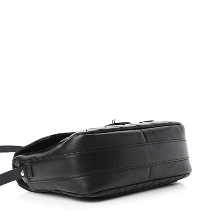 Chanel Lambskin Quilted Messenger Bag Black 4 of 11