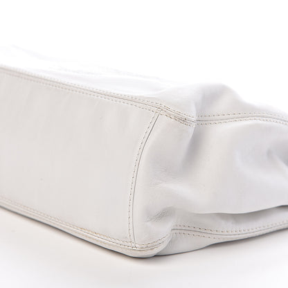 Chanel Lambskin CC Handle Tote White 10 of 11