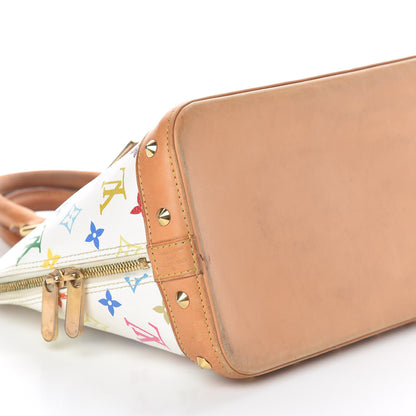 Louis Vuitton Monogram Multicolor Alma White 8 of 12