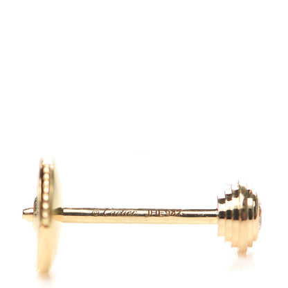 Cartier 18K Yellow Gold Diamond XS D'Amour Earrings 4 of 4