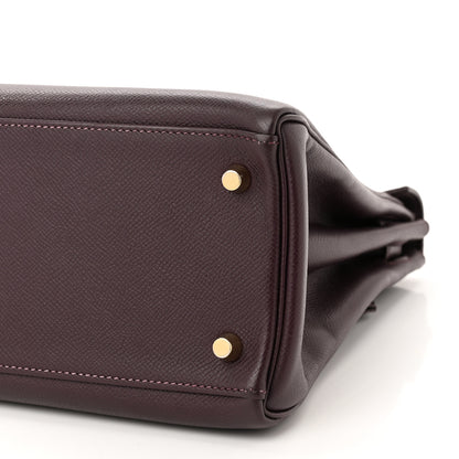 Hermes Epsom Kelly Retourne 32 Raisin 10 of 11